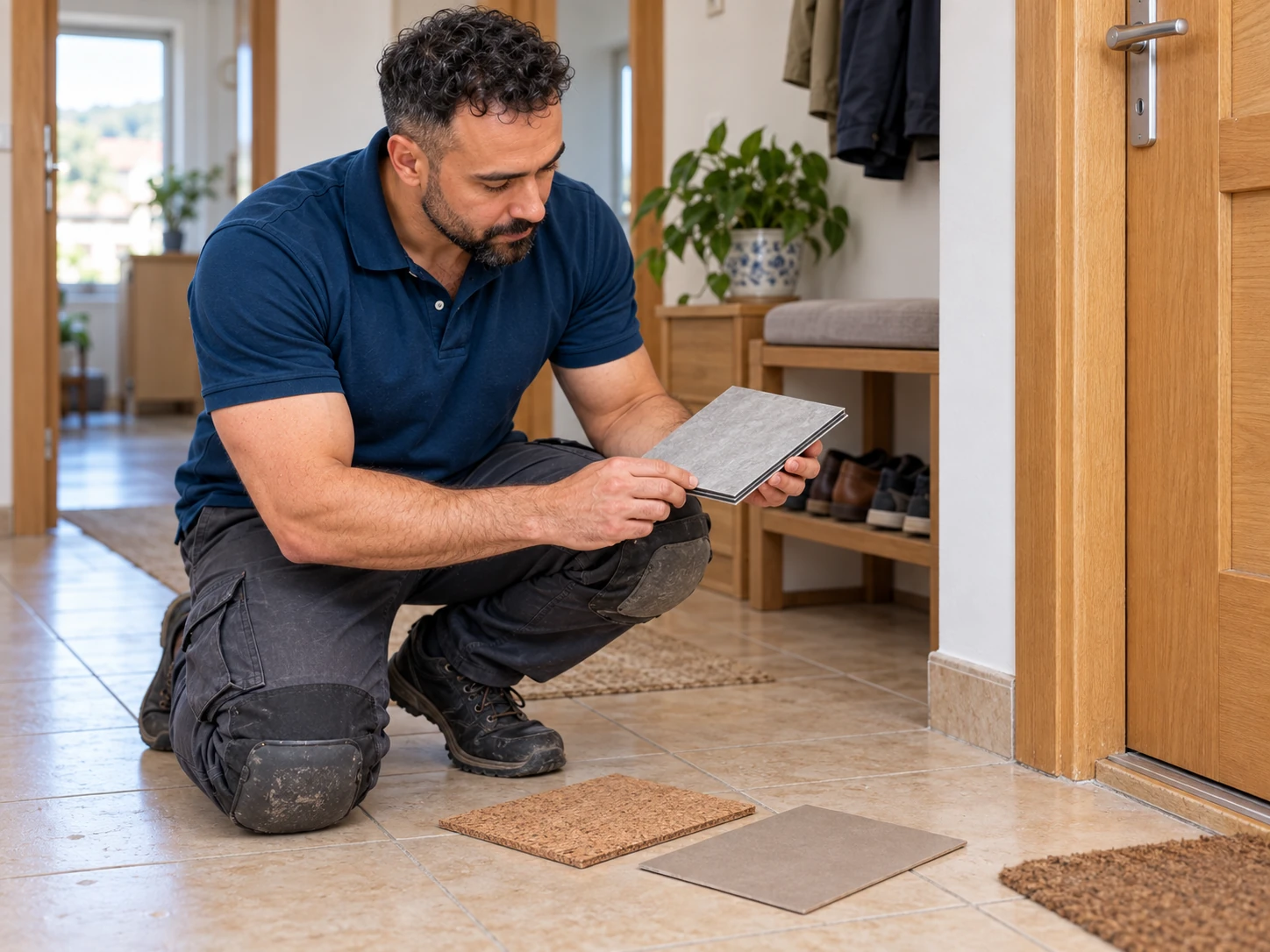 Diferentes soluciones de pavimento para vivienda